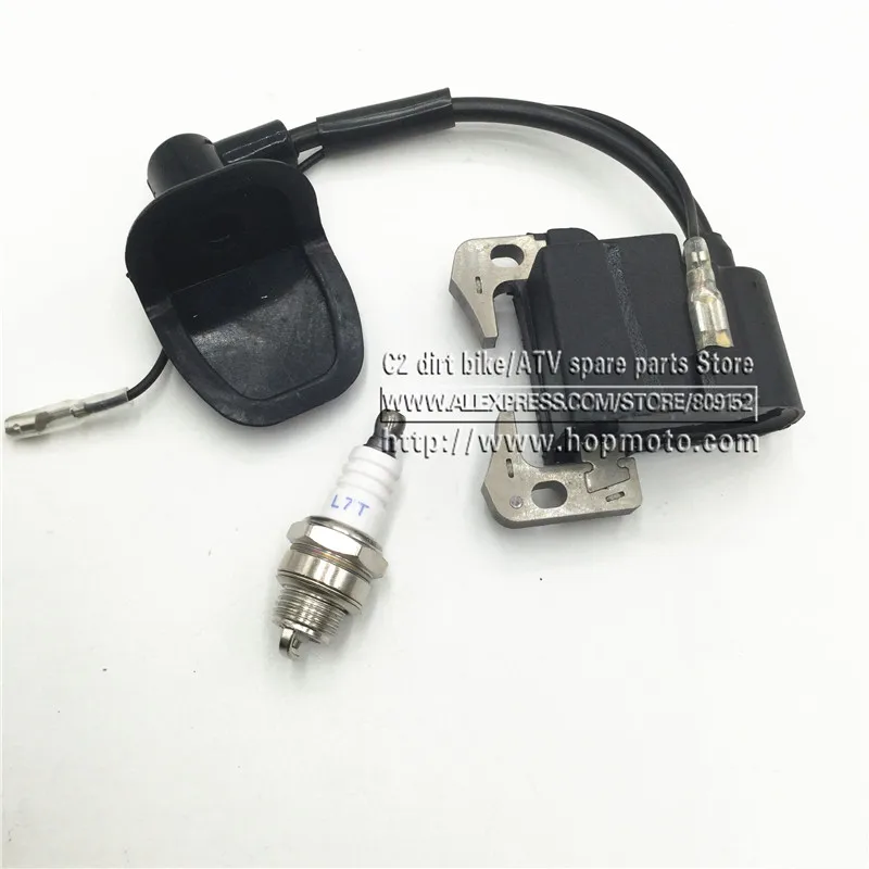 Свеча зажигания L7T с катушкой для бензопилы BM6A TS400 TS410 TS420 TS460 2 тактный вездеход