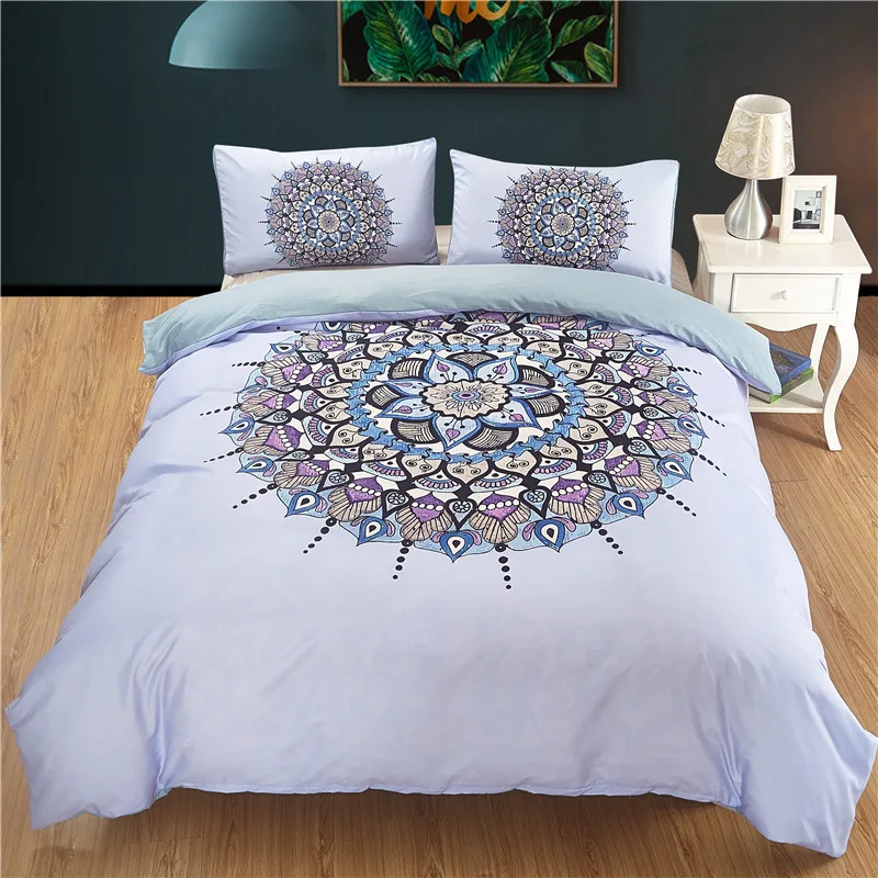 

Big Flower pattern Bedding Set Luxury Include Quilt Cover and Pillowcase Queen Size King Size or Full Size Comforter Bedding Set