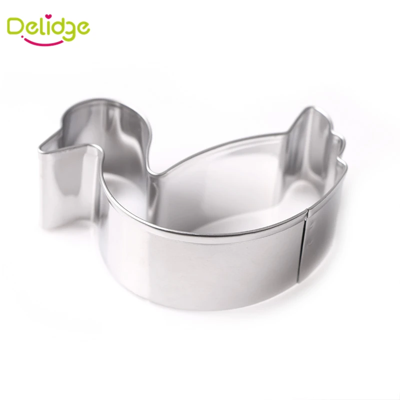 Delidge 1 шт. формочки для печенья с маленьким лебедем из нержавеющей стали прополки