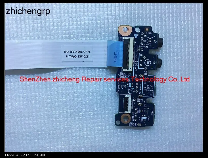 Zhichengrp для ProBook 450 455 G1 аудио разъем USB плата 48.4YZ42.011 Fiji BD 12787-1 с кабелем 50.4yx0411 |