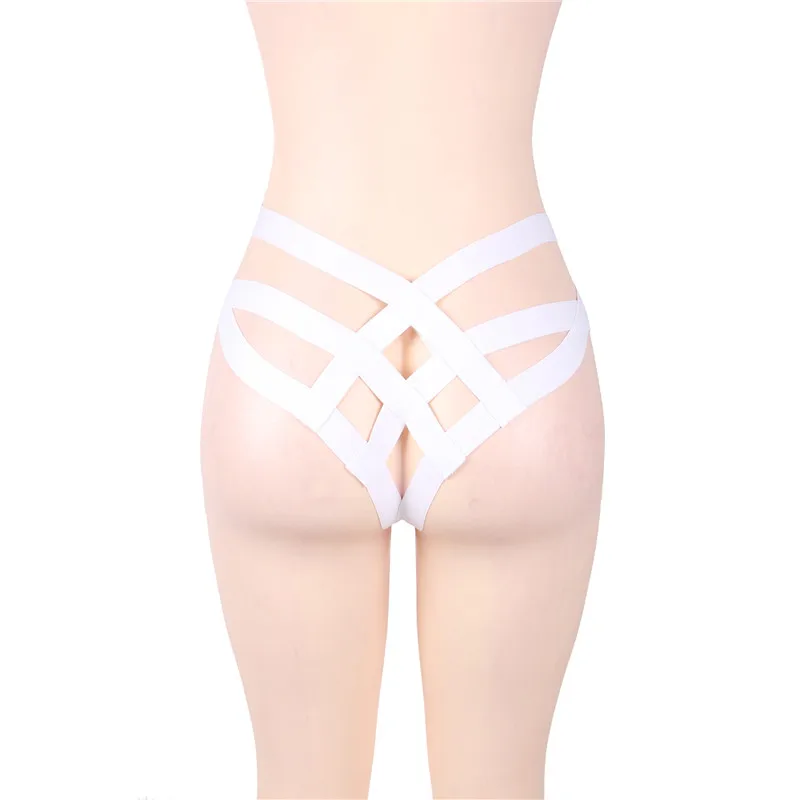 Трусики женские эротические с высокой талией и открытой промежностью 3 шт./Лот