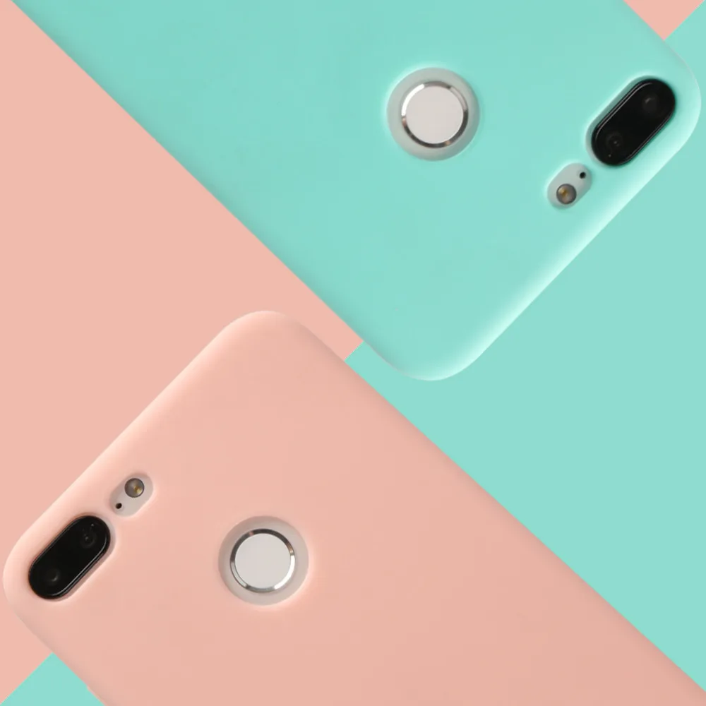 Silicone Case For Huawei Honor 9 lite New Soft TPU Matte Back Cover Coque Girls Color Cute Shell |