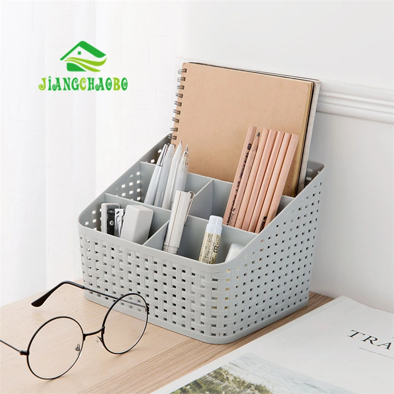 JiangChaoBo плетеная коробка из искусственного ротанга для хранения косметики