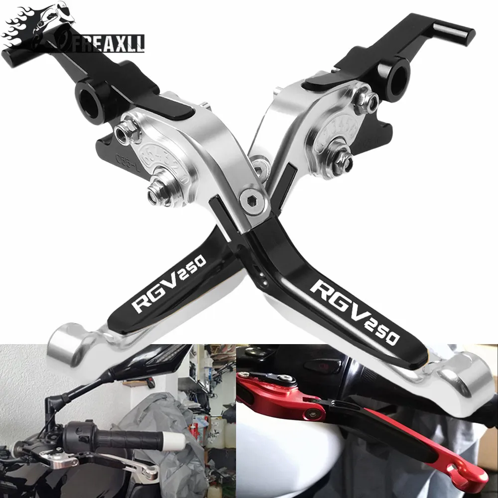 Для Suzuki RGV 250 1989 1994 регулируемые выдвижные складные CNC алюминиевые аксессуары для