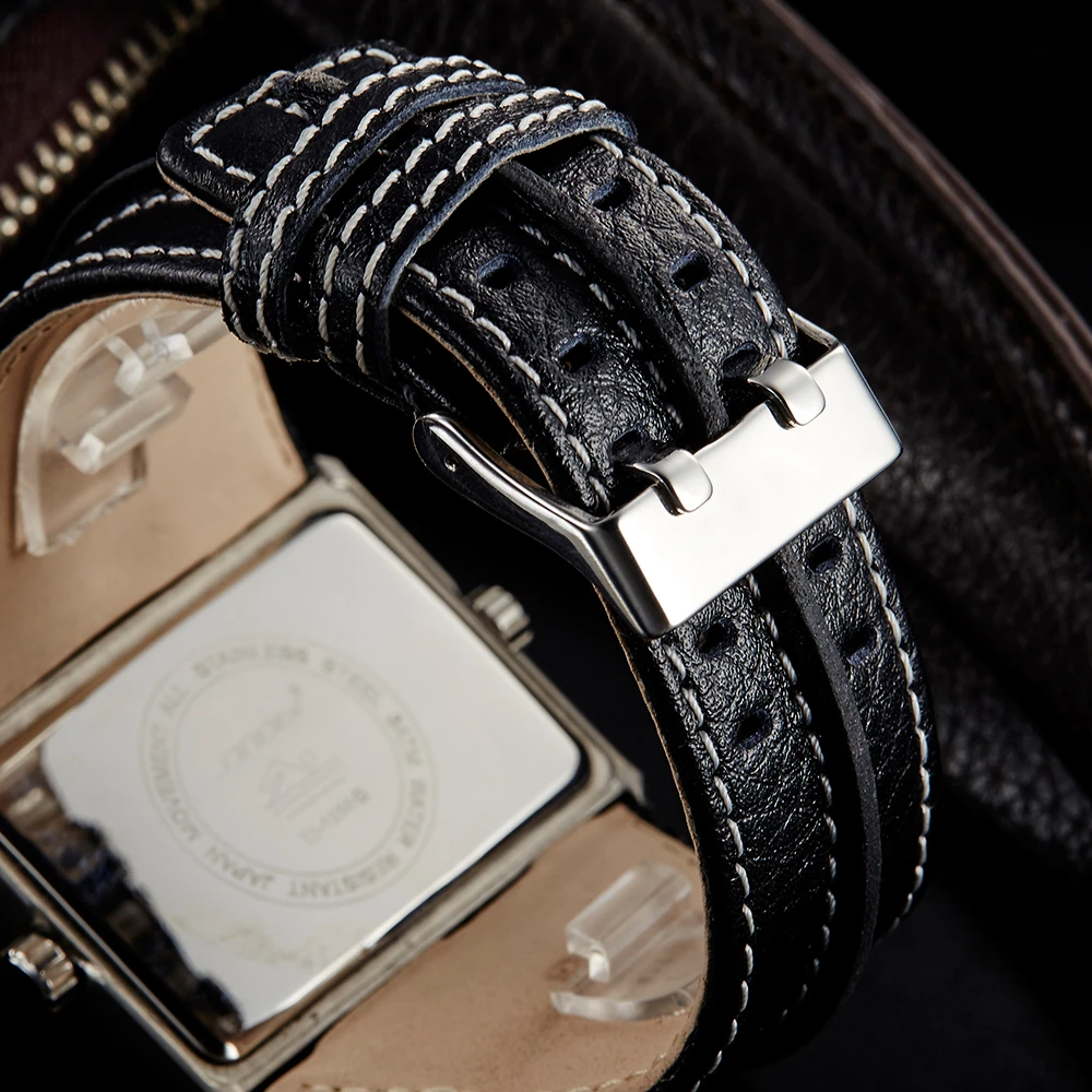 Часы SINOBI с несколькими часовыми поясами мужские модные уникальный дизайн