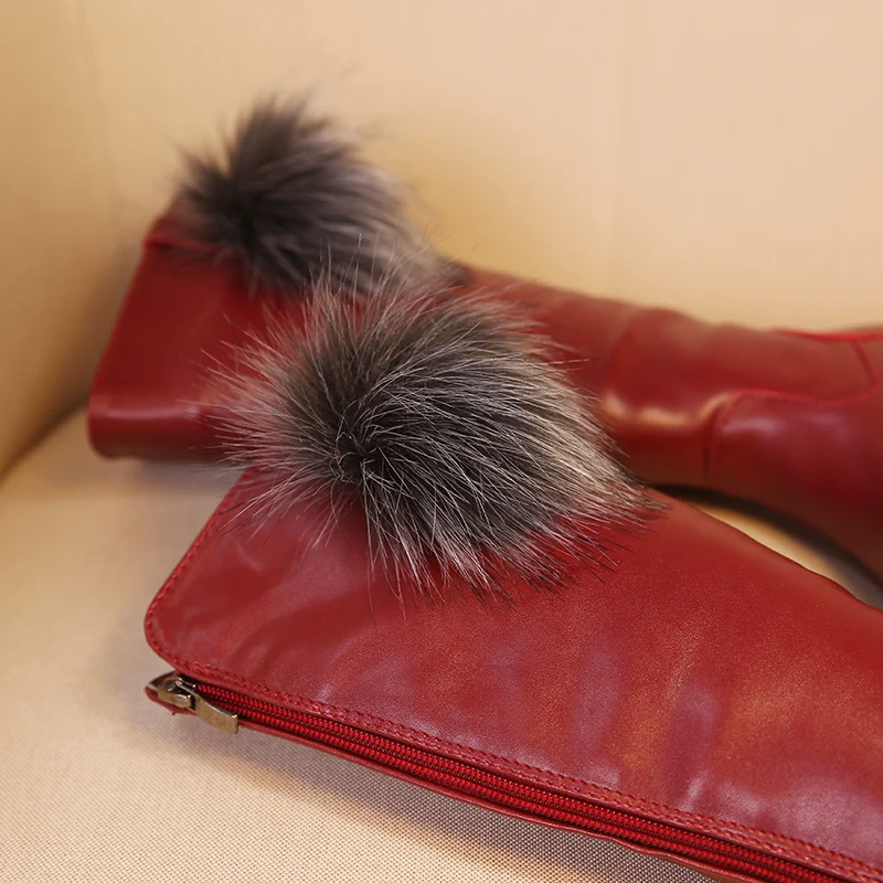 autumn and winter children boots female child princess high-leg plus velvet cotton-padded shoes |