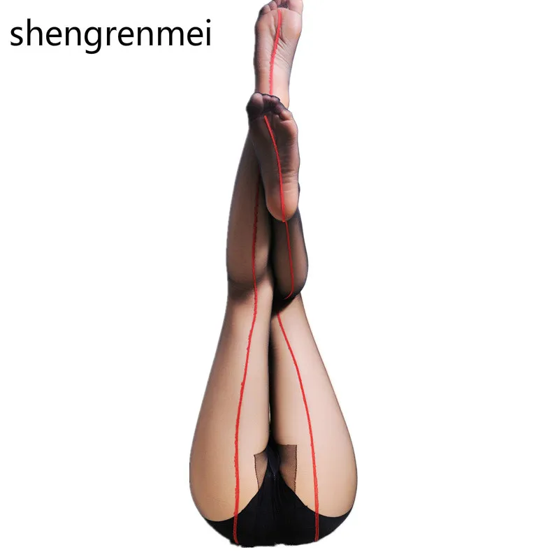 Shengrenmei сексуальные колготки чулки для женщин нижнее белье колготки с завышенной талией ретро пятки шов чулочно-носочные изделия