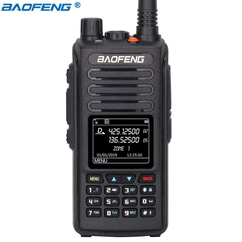 Baofeng DMR DM 1702 цифровой аналоговый Портативный иди и болтай Walkie Talkie (GPS) Dual Time Slot