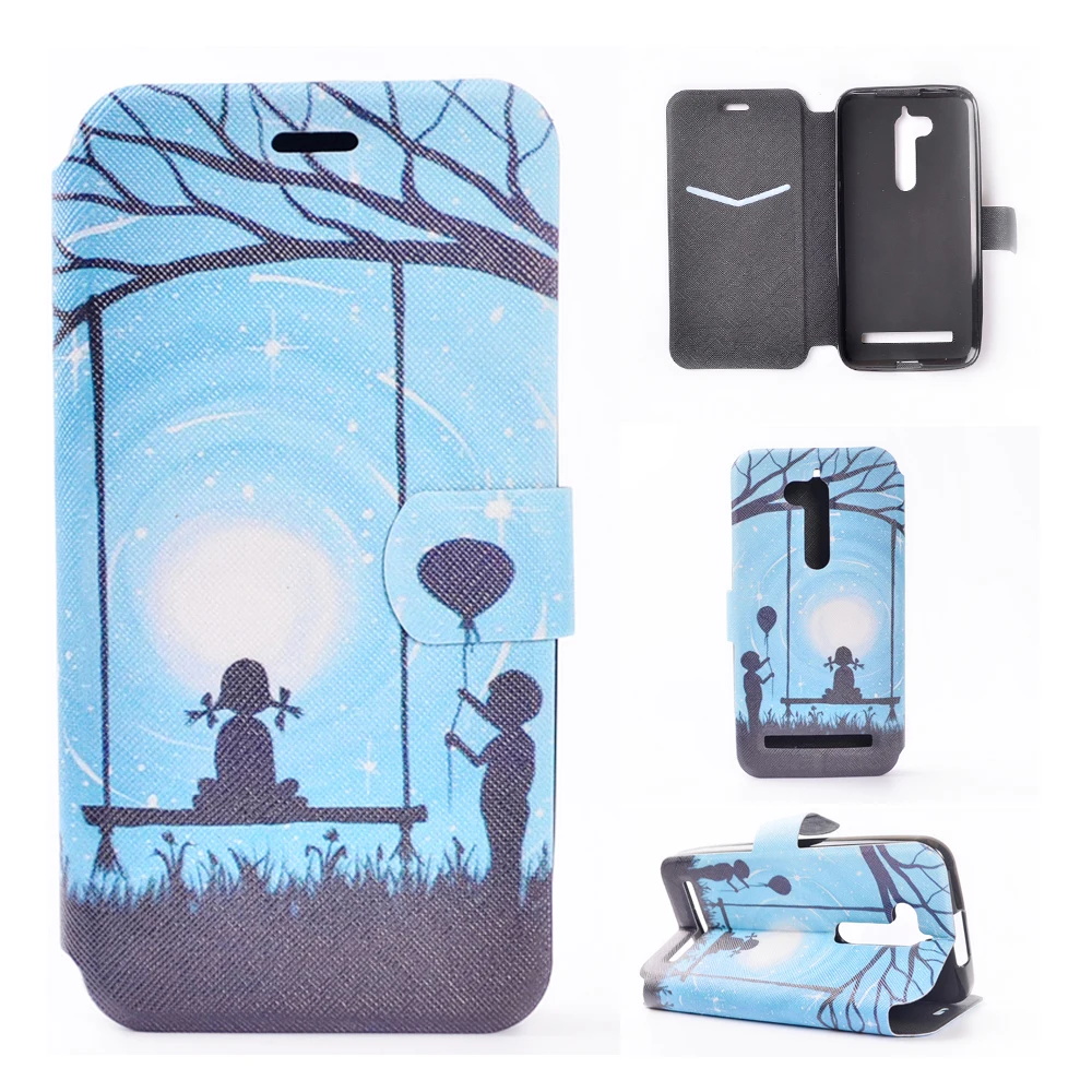 Новые Приходят Печати Dreamcatcher башня PU Leather Case For Asus Zenfone 3 Макс ZC520TL 5.2 дюймов Флип