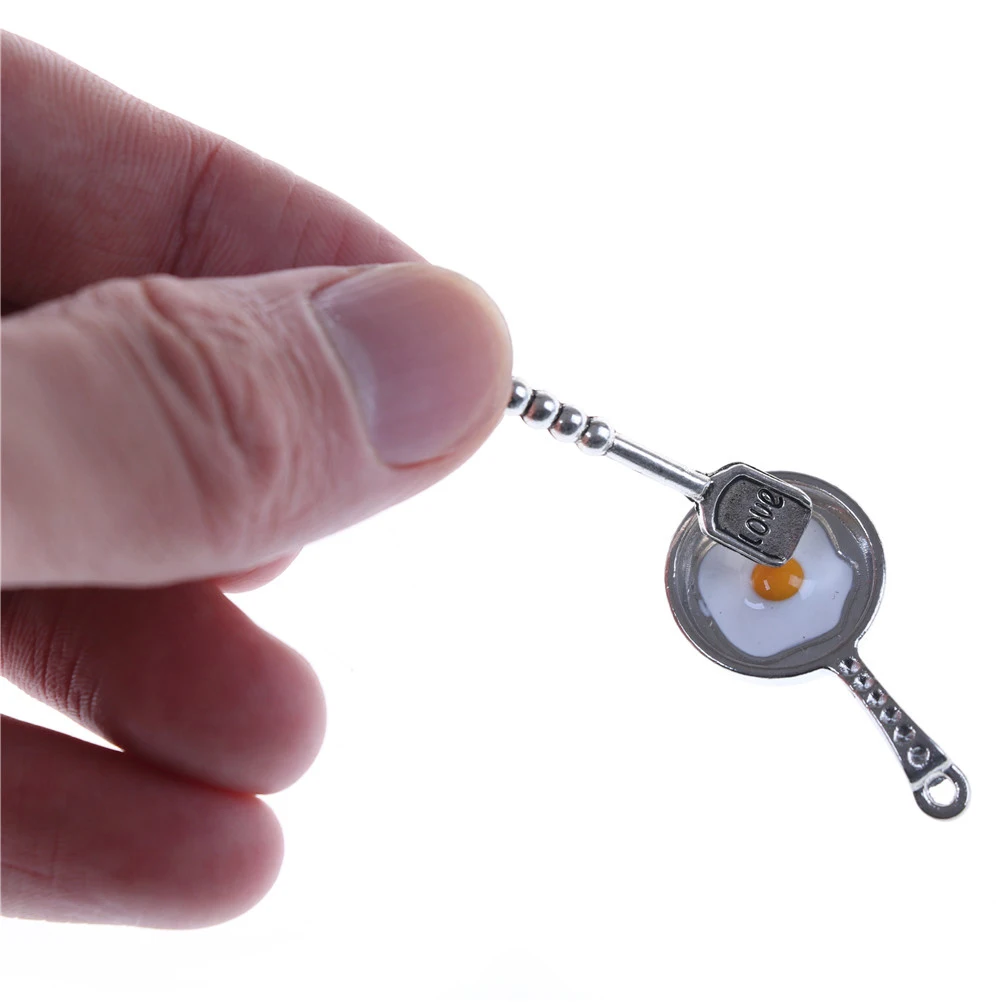 Новый кукольный домик миниатюрная сковорода яичница кухонный набор игрушки для