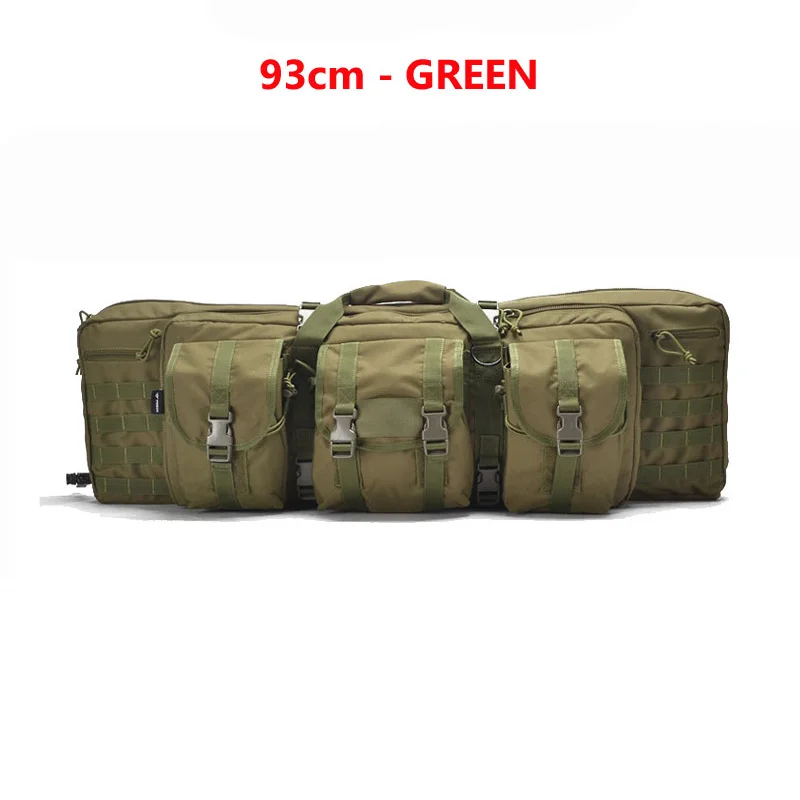Green 93CM Военная Экипировка тактический пистолет сумка охотничья стрельба страйкбол Пейнтбол воздушный пистолет снайперская винтовка Чехол военный походный Рюкзак Molle - Цвет: Green 93CM