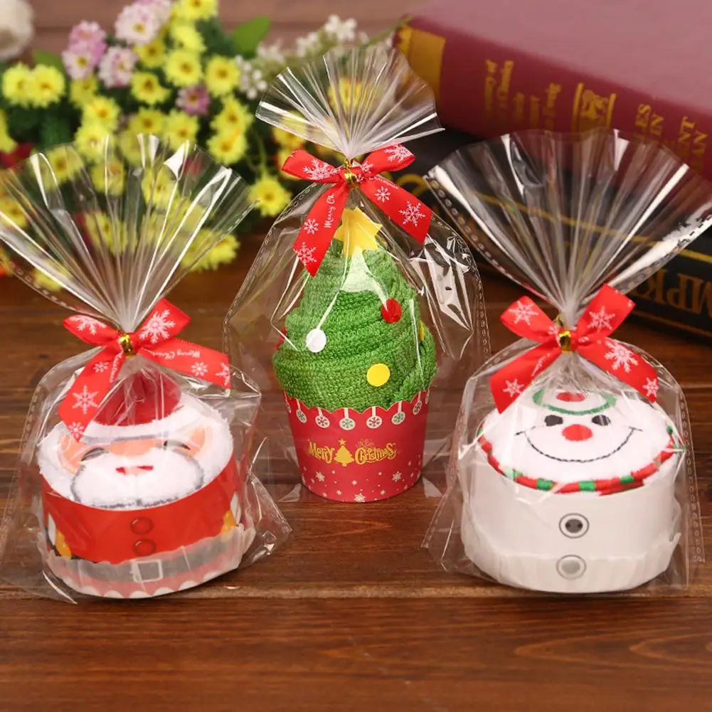 Рождественский подарок Хлопковое полотенце для кекса Natal Noel рождественские