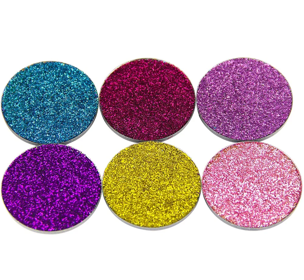 6 шт./партия блестящие тени для век макияж блеск лица фестиваль глаз пигментная