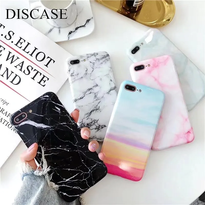 DISCASE чехол для телефона iphone 6 6s 6plus 7 7plus 8 8plus X горячий царапины цвет яркий