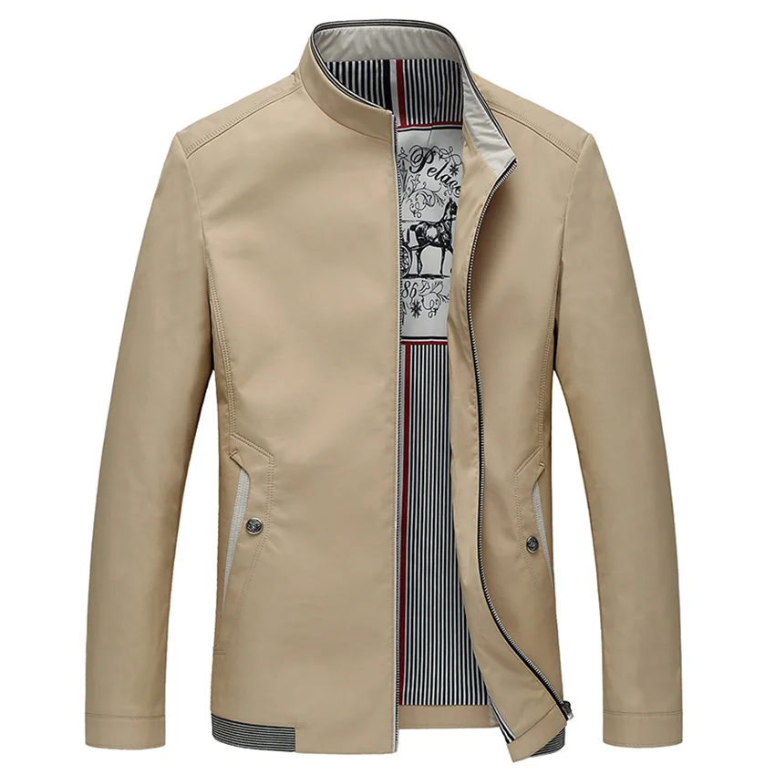 

Free Shipping Brand Men's Jacket Spring And Autumn New Young Men's Casual Jacket Thin Coat Dad's Clothes D170