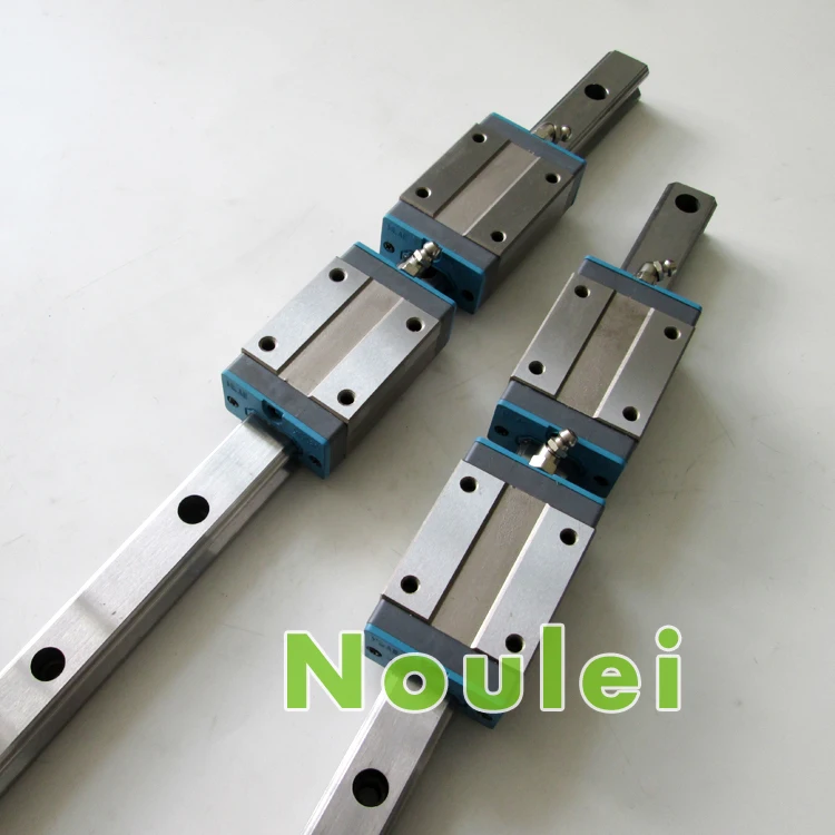 Noulei HGH25CA линейные направляющие блоки с 25 мм рельсами HG25 1500 для ЧПУ деталей набор