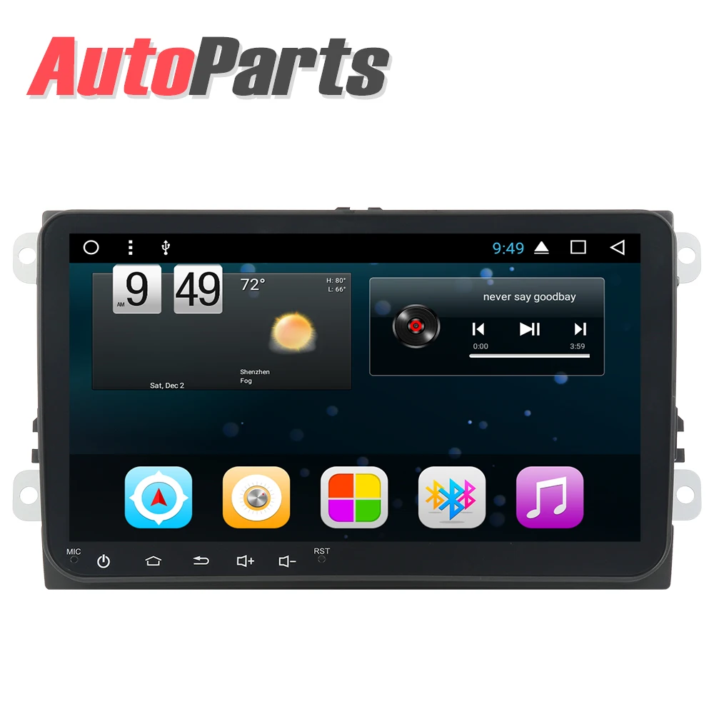 Автомагнитола Kukuz Android для Passat Tiguan Golf Octivia 2 din dvd радио стерео мультимедийный плеер