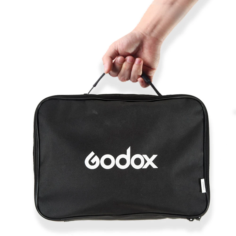 Набор софтбоксов Godox 40x40 см диффузор для вспышки и S образный кронштейн держатель