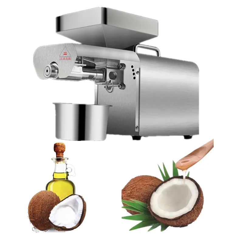 

Small coconut oil processing machine cold press vegetable oil extractor