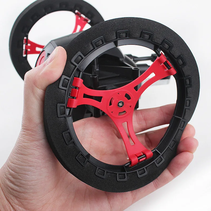 Мини-прыгающий автомобиль SJ80 RC автомобили 4CH 2 4 GHz Jumping Sumo с гибкими колесами пульт