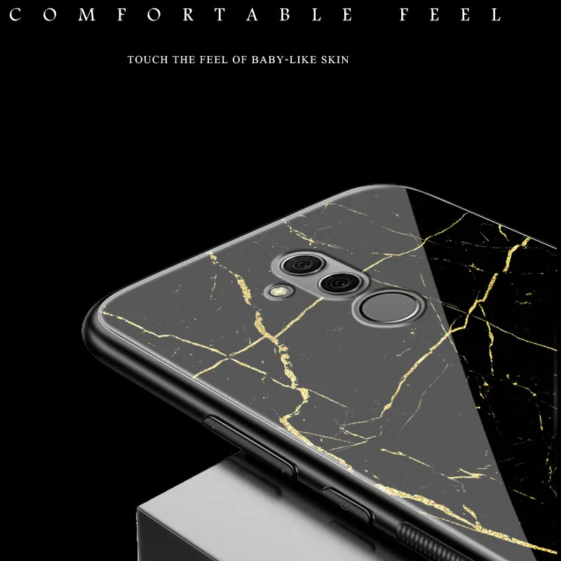 Star Space Tempered Glass Case For Huawei Mate 8 9 10 Pro Lite Soft TPU Edge Cases for 20 Protective Cover |
