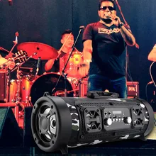 Портативный Bluetooth динамик fm-радио Move K tv 3D звуковой блок беспроводной объемный Саундбар для телевизора сабвуфер 15 Вт открытый динамик+ микрофон