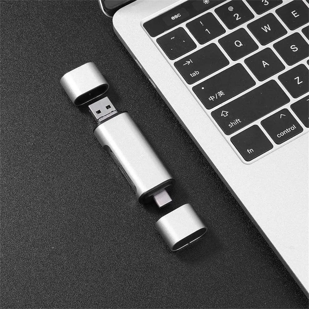 Считыватель карт памяти Quelima 5 в 1 с разъемом USB Type C и поддержкой 2 0|Картридеры| |