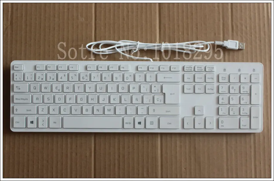 Новая испанская Латиноамериканская клавиатура для LG KB1430 5V 100mA оригинальная USB