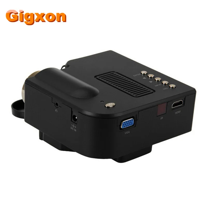 Gigxon-G28 + Новый Портативный Мини СВЕТОДИОДНЫЙ Проектор Кинотеатр UC28 домашнего