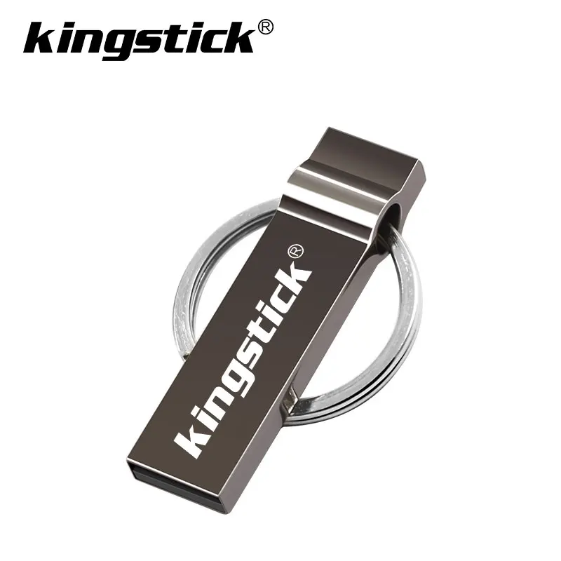 Usb 2 0 USB флеш накопитель 128 Гб 64 ГБ металлический с реальной емкостью брелок для