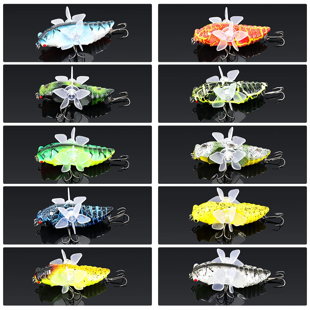 Поверхностная приманка наживка Minnow Троллинг воблер Whopper Plopper базбейт