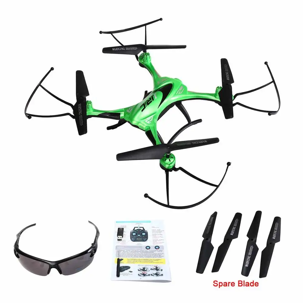 jjrc H31 Радиоуправляемый Дрон 2.4 г 4CH 6axis Безголовый режим один ключ возвращение вертолет Quadcopter Водонепроницаемый Дрон VS SYMA X5c H37 - Цвет: Green Set A