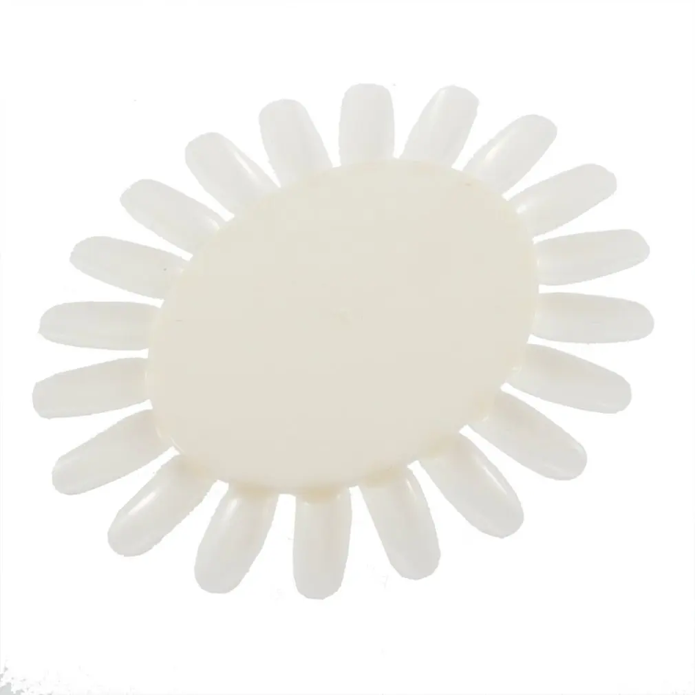 1 шт. диск ногтей Цвет образцы цветовая палитра Ложные накладные ногти Типсы