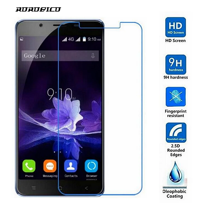 Ультратонкое закаленное стекло ROROBICO 2.5D 9H HD Премиум для Blackview P2 lite P2s Защитная