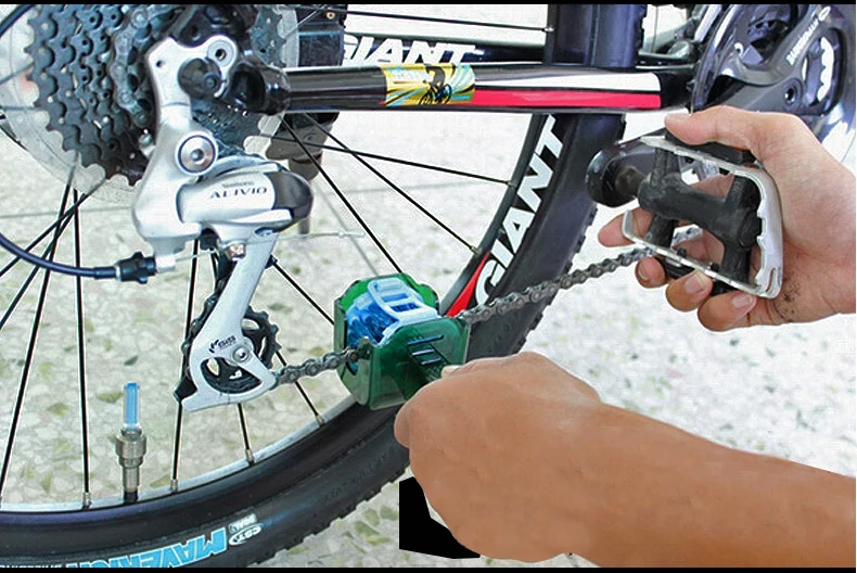Ciclismo Cadena Bicicleta велосипедный мотоцикл велосипедная цепь шатун Щетка Очиститель, инструмент для очистки велосипеда мойка принадлежность для чистки