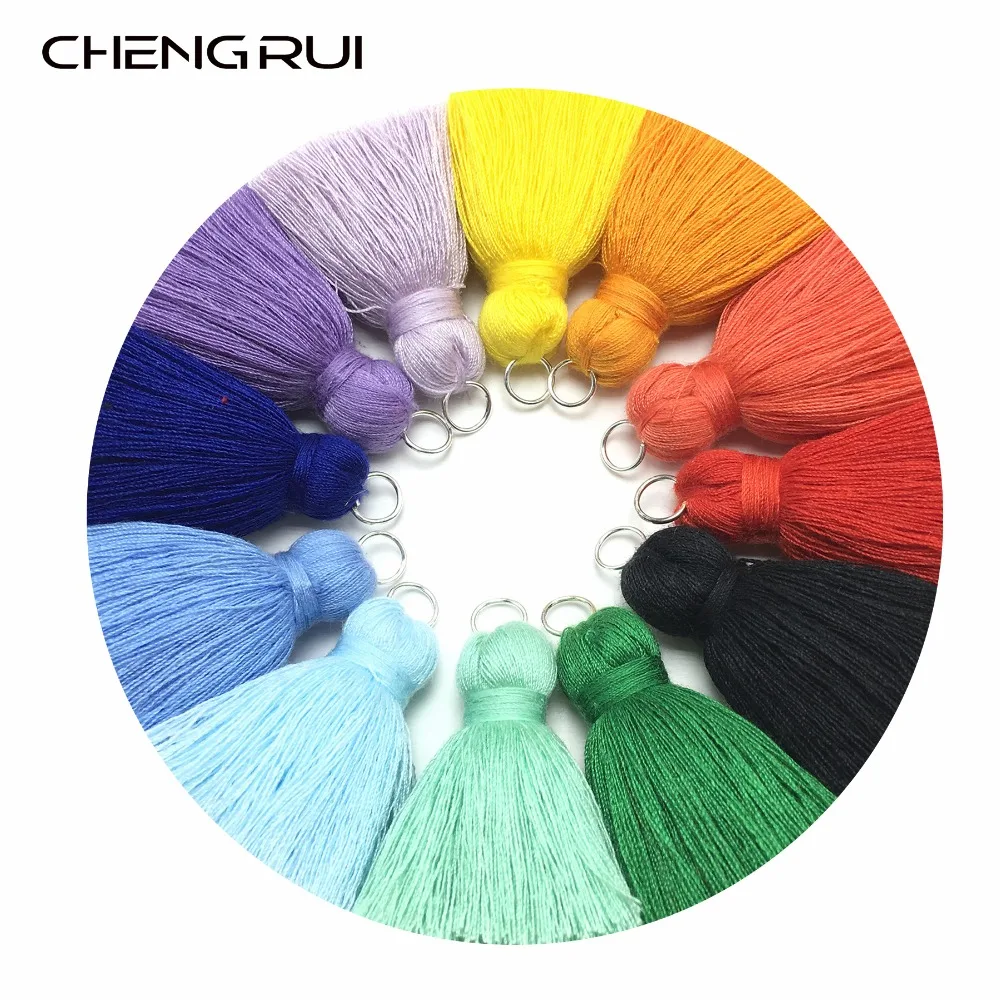 CHENGRUI L122 4 см кисточка хлопковые кисточки отделка бахромой фурнитура для сережек