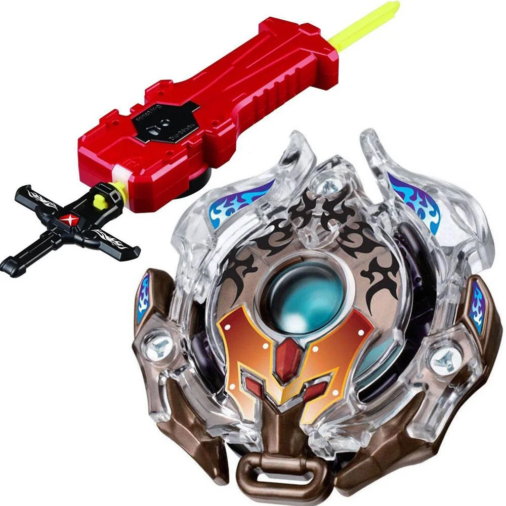 B-X TOUPIE BURST BEYBLADE SPINNING TOP Booster Super Z Layer B-113 Hell Salamander With Sword Launcher Factory Toys images - 6