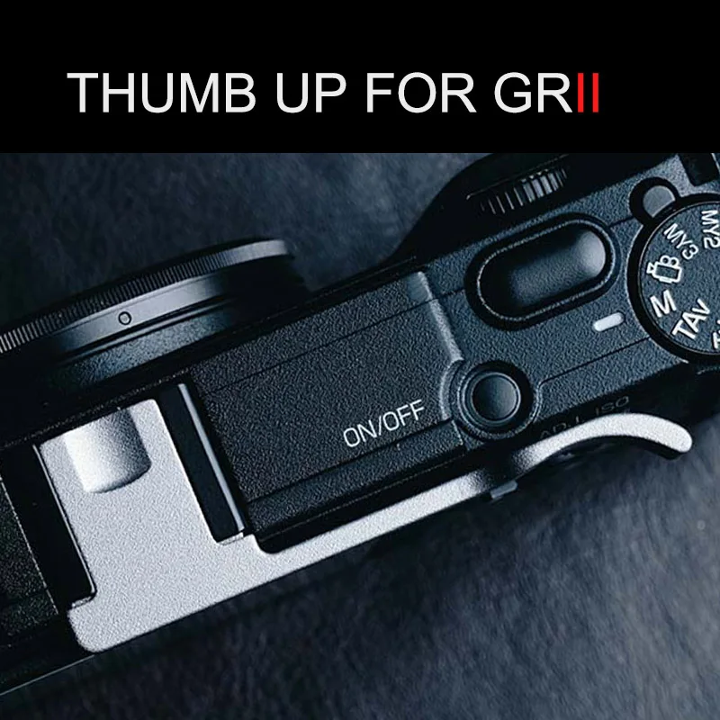 

Proffesional Aluminum Thumb UP Metal Thumb Rest Thumb Grip For Ricoh GR GRII GR2 Hot Shoe Cover