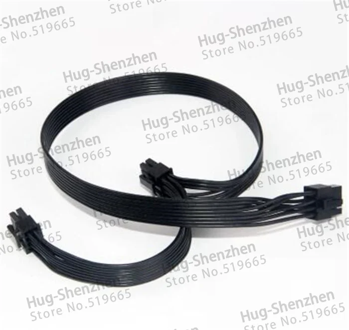Черные туфли высокого качества двойной 8pin pci-e модульная Питание кабель для Seasonic