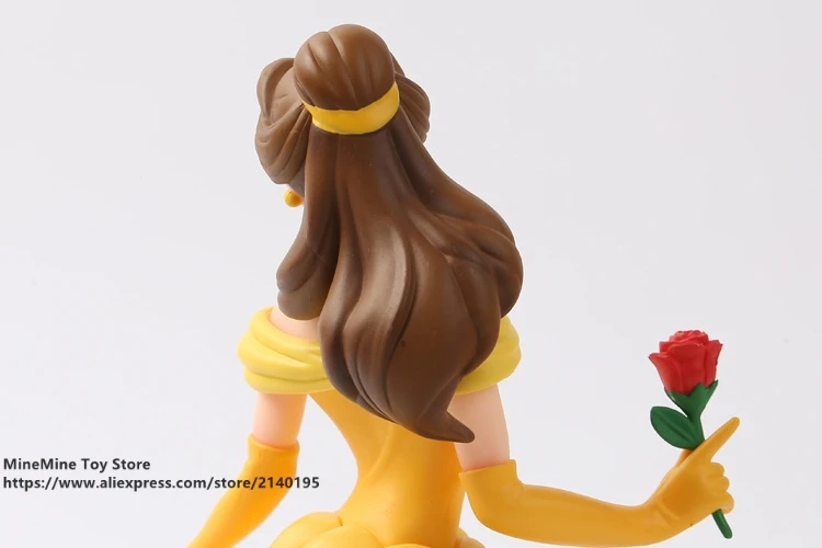 DISNEY Beauty and the Beast Princess Belle 21 см модель фигурки аниме мини украшение ПВХ
