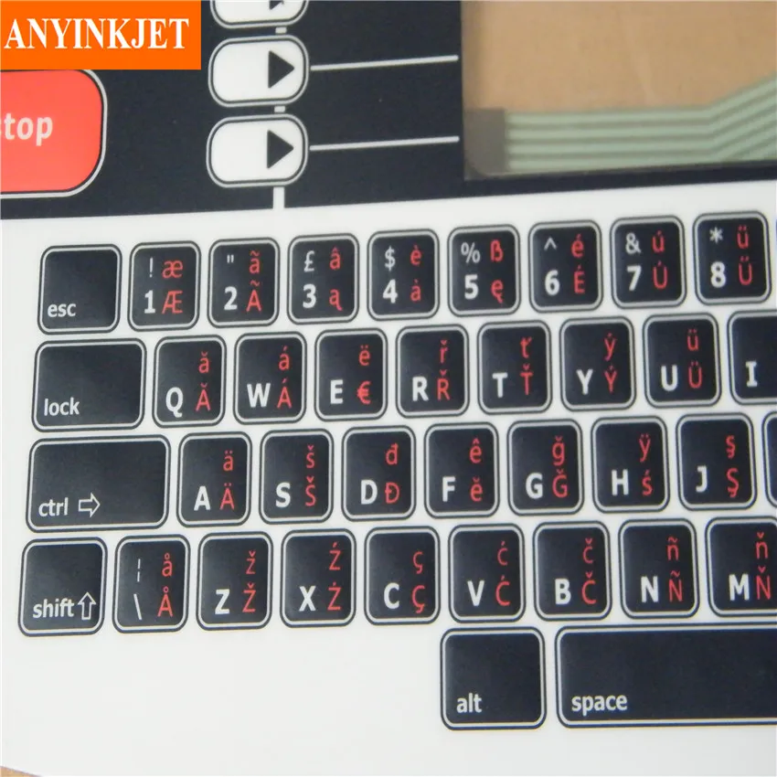 Для дисплея клавиатуры Linx 7300 мембраны для 7300|display keypad|linx printerdisplay keyboard |