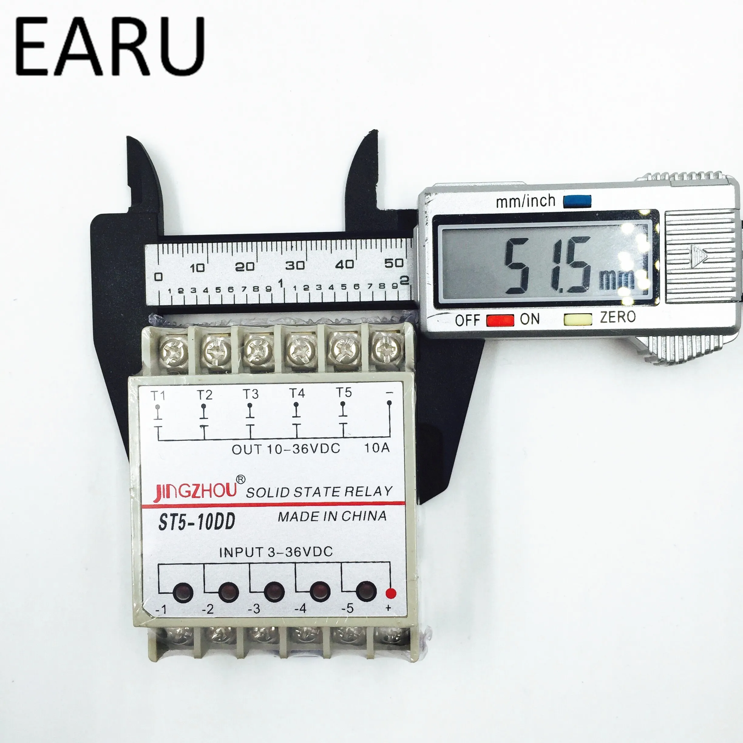 10DD 5 Channel Din rail SSR quintuplicate five input 3~36VDC output 10~36VDC single phase DC solid state relay | Обустройство дома
