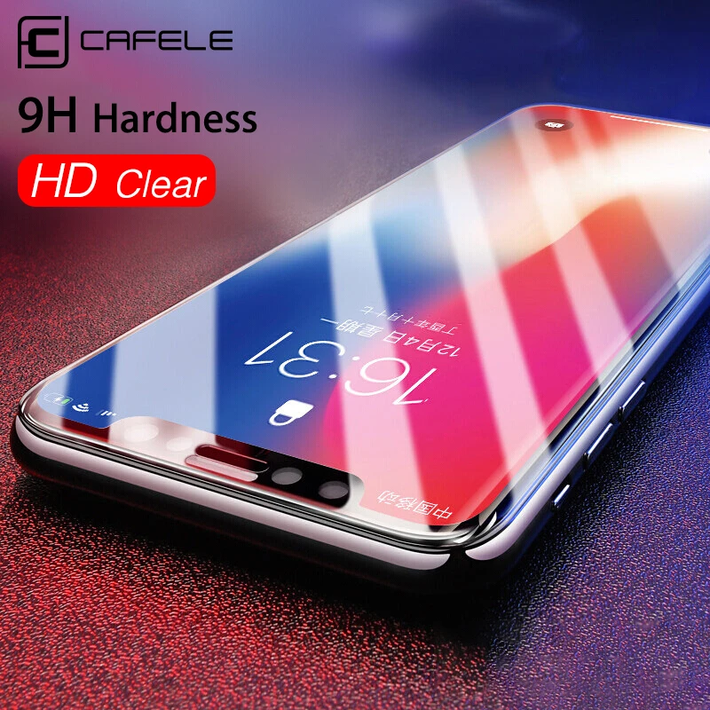 Защитный экран Cafele для iPhone X закаленное стекло защиты экрана 3D HD прозрачный с