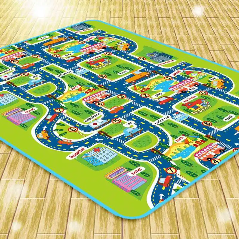 Город дорожного движения ковер игрушки для детей Rugs детские игровые коврики