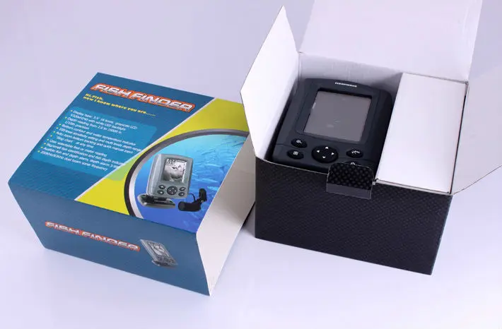 Россия Английский Меню 3.5 дюйма Водонепроницаемый Портативный Sonar лодка