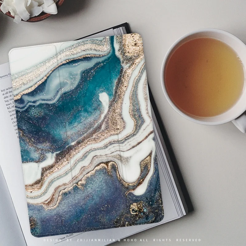 Мрамор Чехол-книжка на магнитной застежке чехол Чехол для iPad Pro 9,7 Air 10,5 11 10,2 12,9 мини-платье на возраст 2, 3, 4, 5, планшетный чехол для iPad 9,7