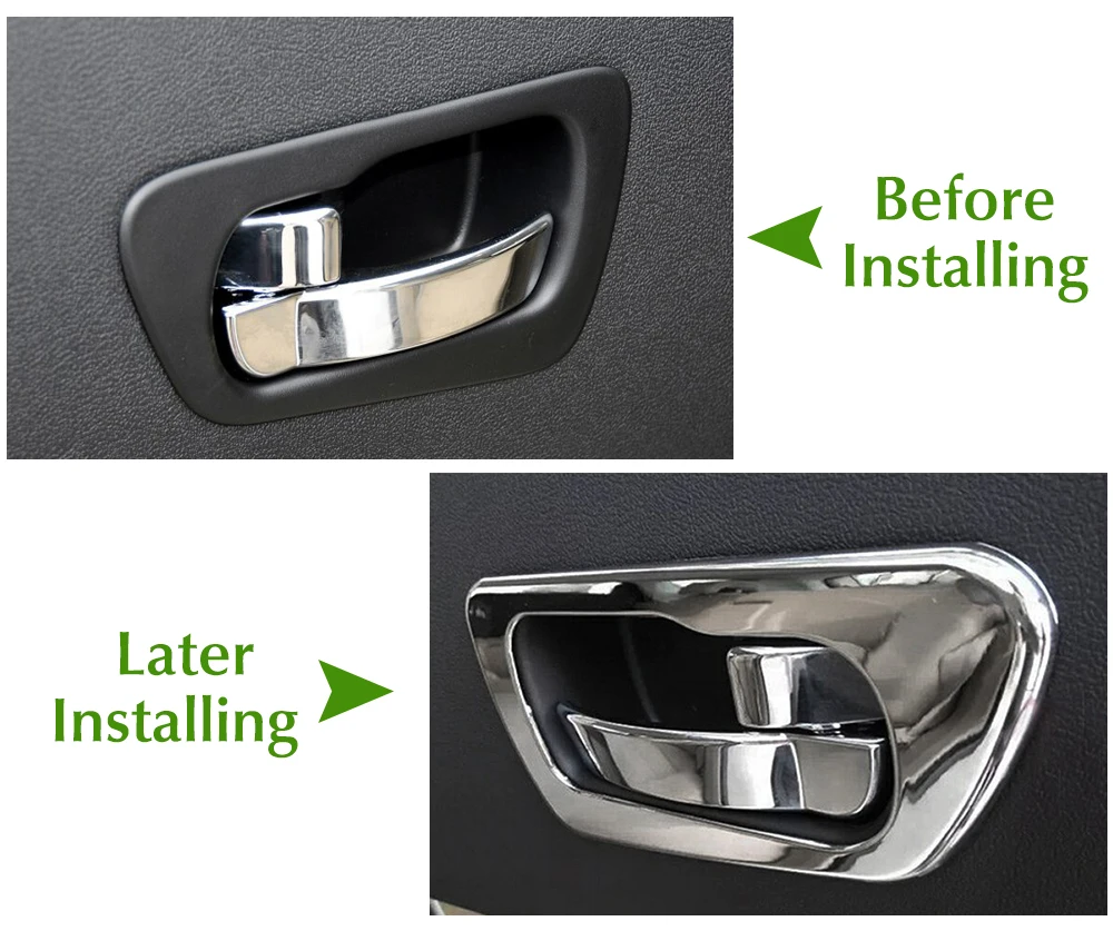 Стайлинг автомобиля внутренняя ручка двери чаша крышка украшения кольцо отделка