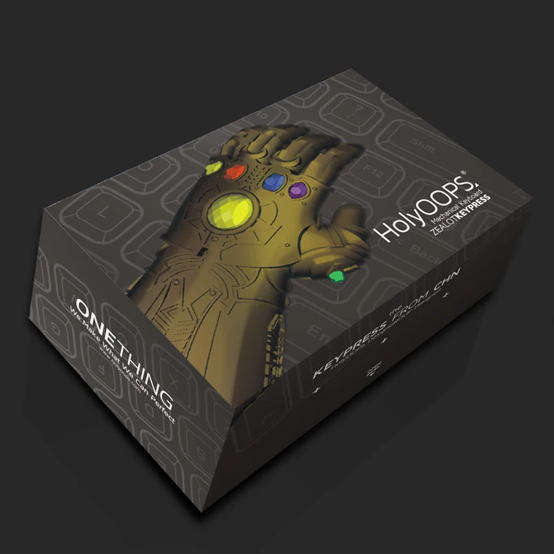 Holioops Высококачественная Заказная клавишная крышка для Marvel Thanos Infinity Gauntlet механическая клавиатура Enter ESC Key cap произведение искусства
