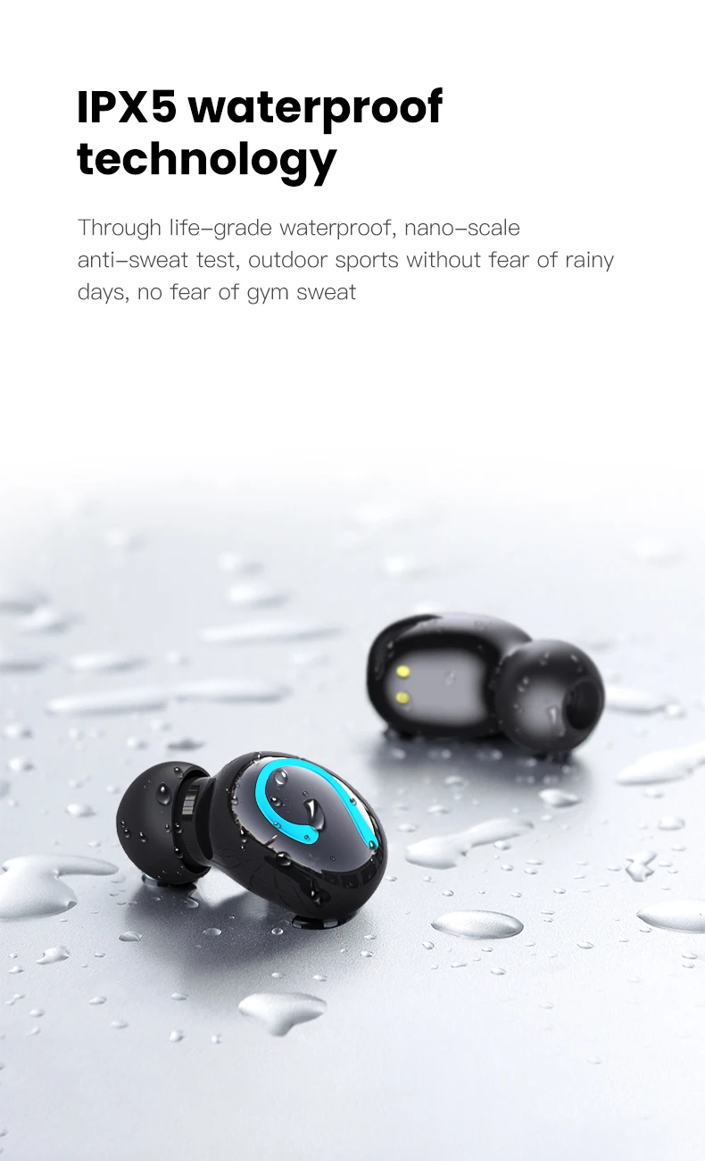 IONCT Q67 TWS 5,0, Bluetooth наушники, свободные руки, беспроводные наушники, спортивные наушники, наушники, гарнитура, зарядная коробка, дисплей питания
