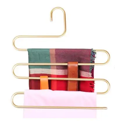 

100PCS Multi-function 5 Layers Pants Hanger Rack Trousers Clothing Home Storage Organizer Accessories Supplies Gear Stuff